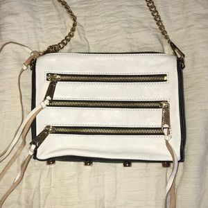 Black + White Rebecca Minkoff Crossbody
